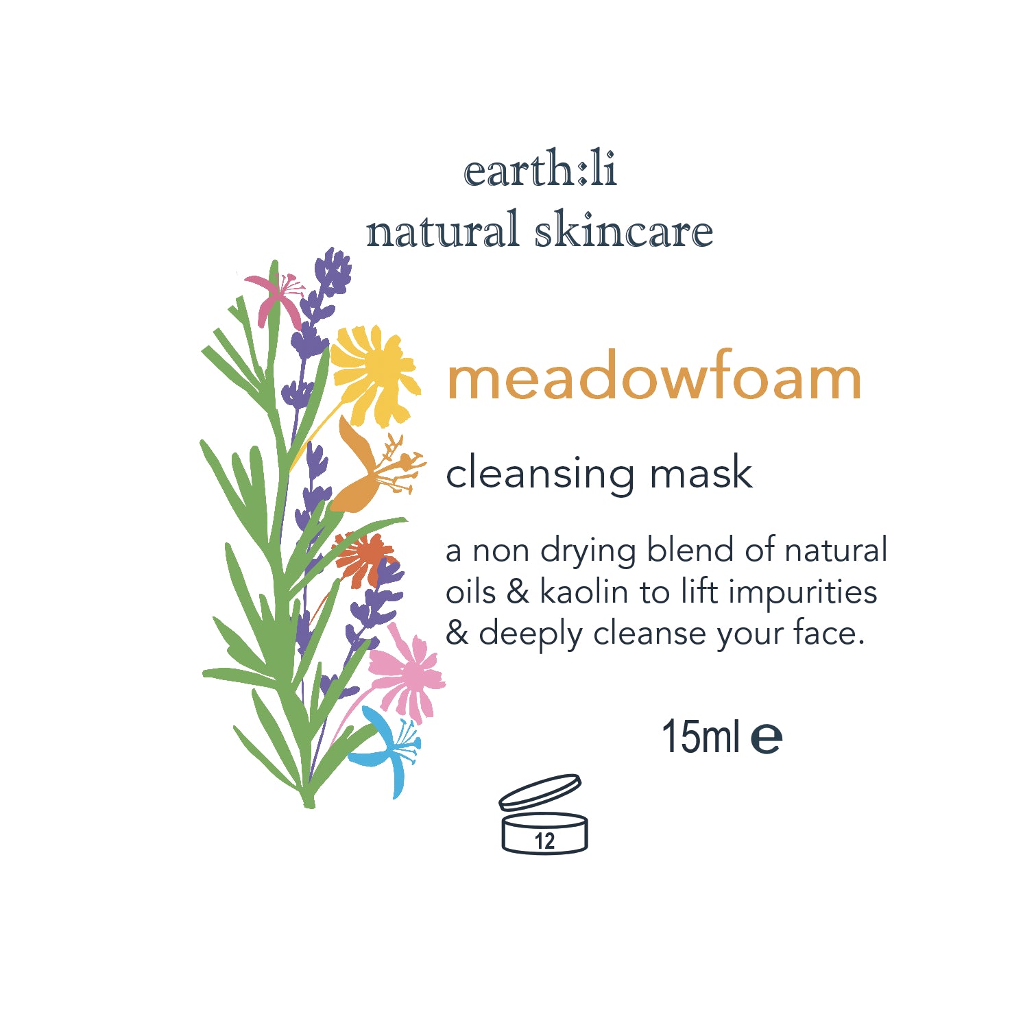 Meadowfoam Glycerin and Kaolin Cleansing Mask 15ml