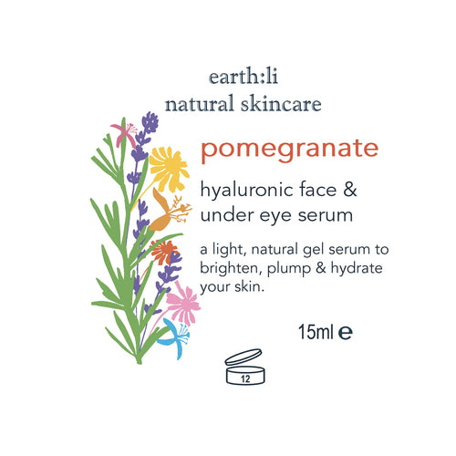 Pomegranate Hyaluronic Face and Eye Serum 15ml