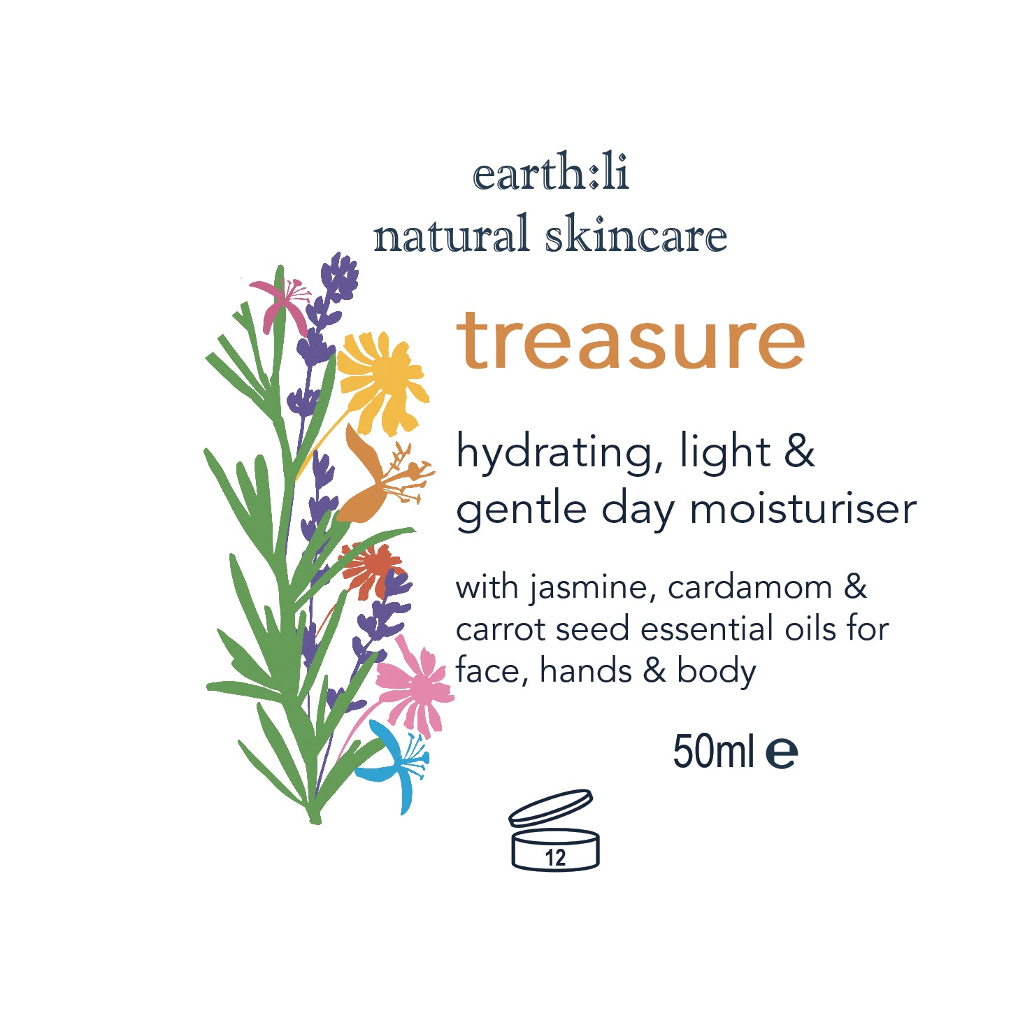 Treasure Face, Hand and Body Lotion 50ml