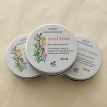 Load image into Gallery viewer, Cool Toes Foot Lotion 30ml