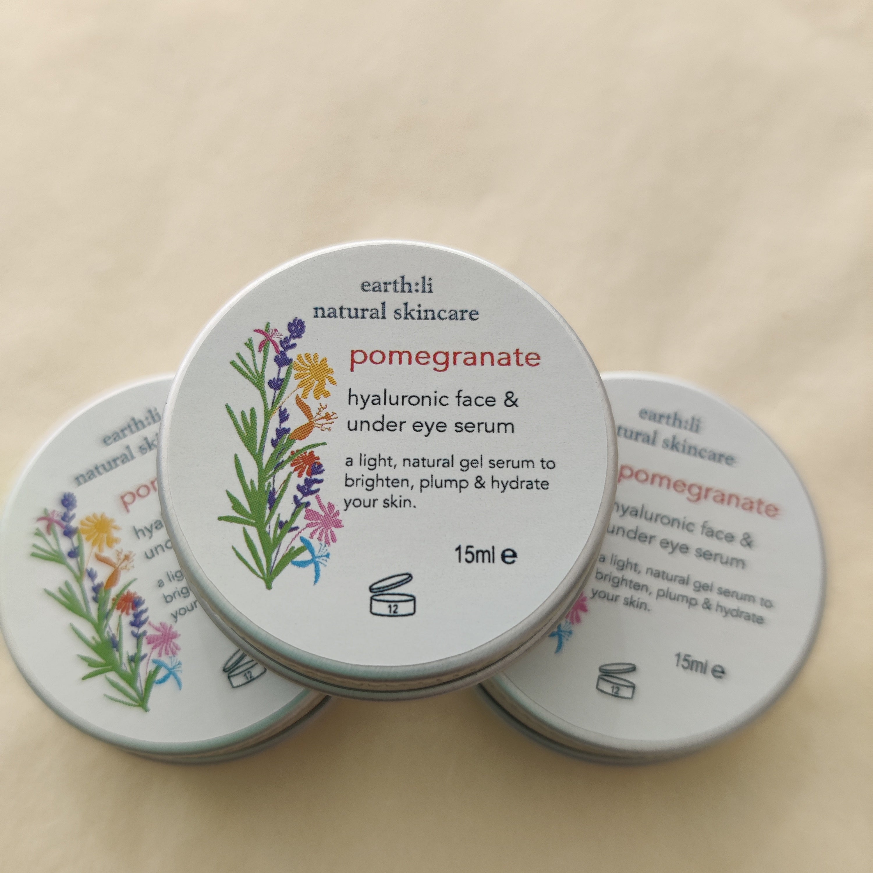 Pomegranate Hyaluronic Face and Eye Serum 15ml