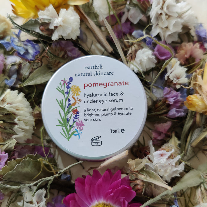 Pomegranate Hyaluronic Face and Eye Serum 15ml