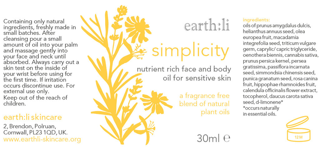 Simplicity Face and Body Oil
