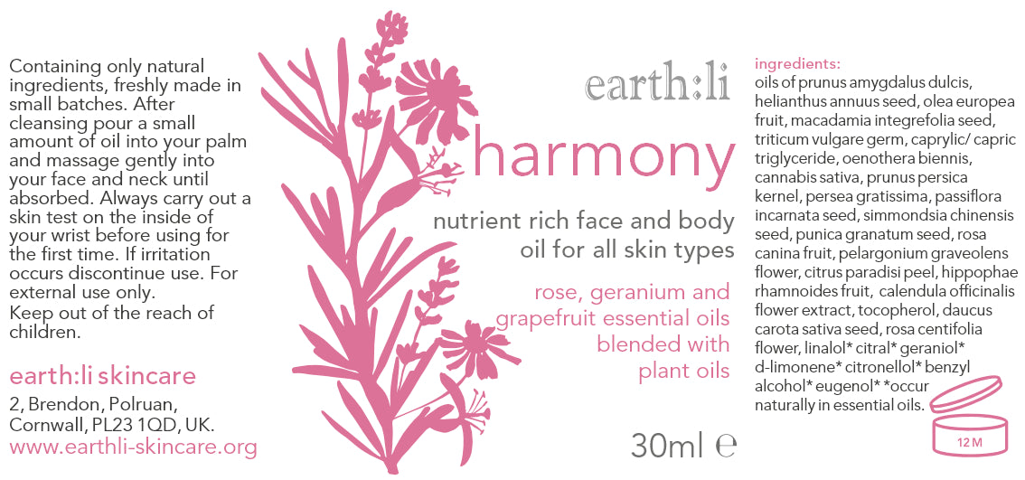 Harmony Face and Body Oil